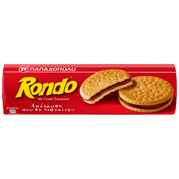 Παπαδοπούλου Μπισκότα Rondo Σοκολάτα 250gr