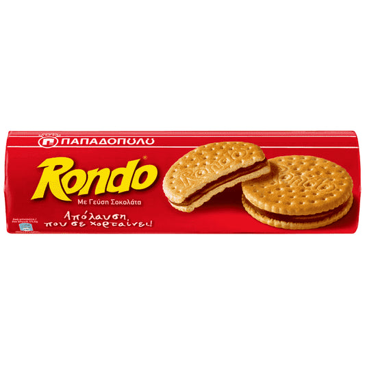 Παπαδοπούλου Μπισκότα Rondo Σοκολάτα 250gr