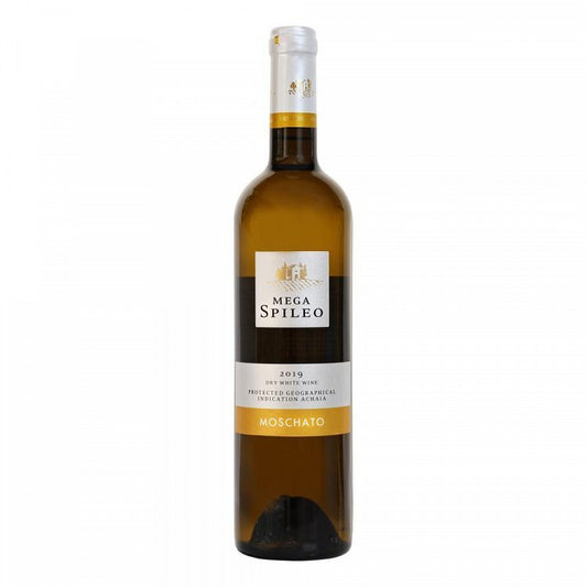 Μέγα Σπήλαιο Μοσχάτο Λευκός Οίνος 750ml