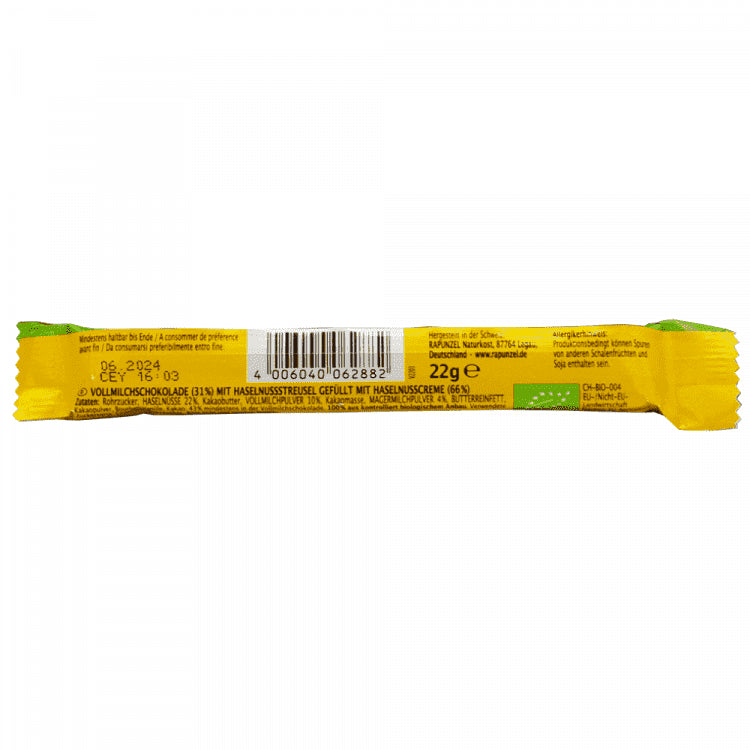 Rapunzel Σοκολάτα Stick Πραλίνα Samba Bio 22gr