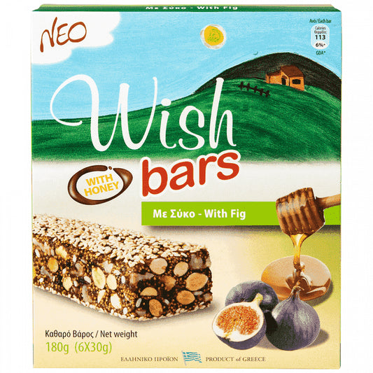 Wish Bars Σύκο 6x30gr