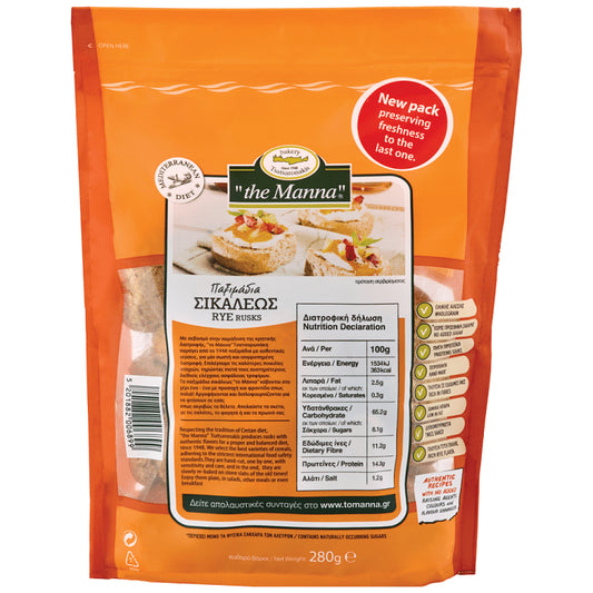 Το Μάννα Παξιμάδι Σικάλης 280gr