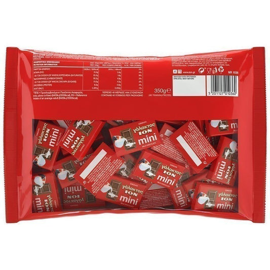 ΙΟΝ Σοκολατάκια Mini Γάλακτος Σακούλα 350gr