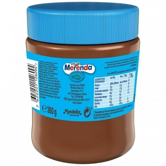 Merenda Άλειμμα Σοκολάτας Υγείας 360gr