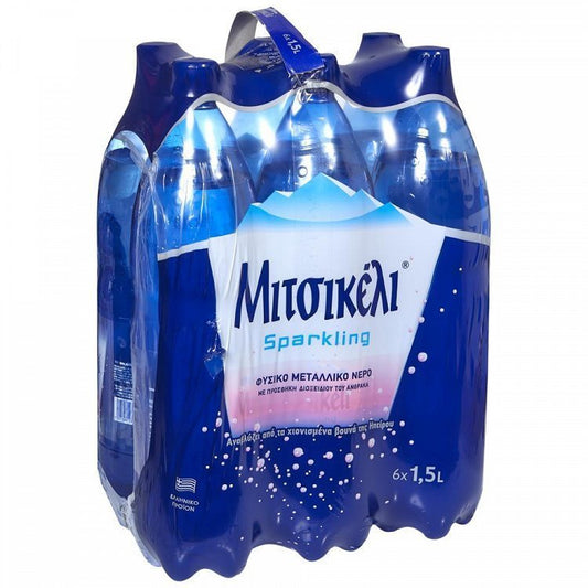 Μιτσικέλι Ανθρακούχο Νερό 6x1,5lt