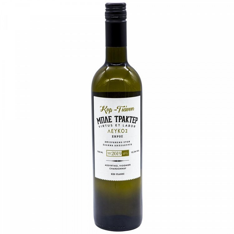 Μπλε Τρακτέρ Κυρ-Γιάννη Λευκός Οίνος 750ml