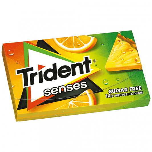 Trident Senses Τροπικά Φρούτα 27gr ΠΛΤ €1,00