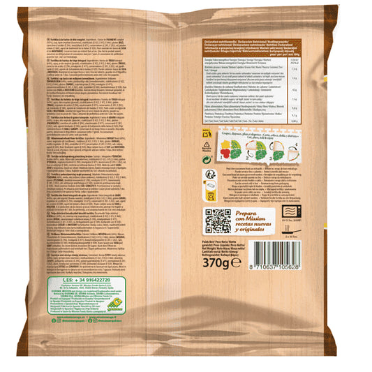 Mission Τορτίγιες Oλικής 6τεμ 370gr