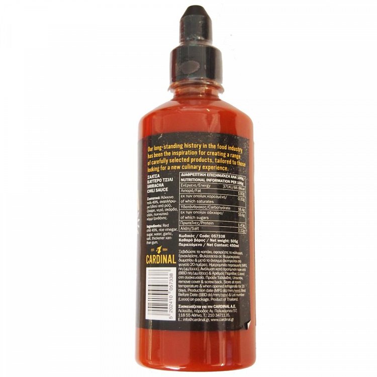 Cardinal Sriracha Chili Sauce Squeeze 505gr