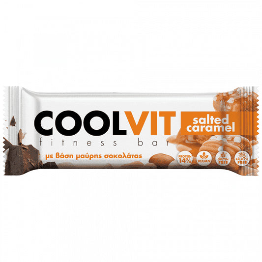 Coolvit Μπάρα Δημητριακών Αλατισμένη Καραμέλα Χωρίς Γλουτένη 27gr