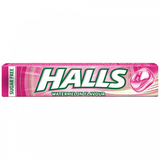 Halls Καρπούζι Καραμέλες Μασούρι Χωρίς Ζάχαρη 32gr