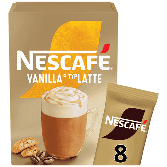 Nescafe Latte Vanilla 136gr 8τεμ