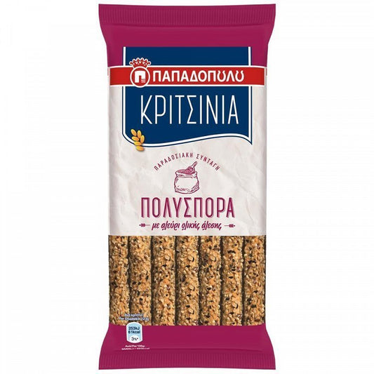 Παπαδοπούλου Κριτσίνια Πολύσπορα 185gr