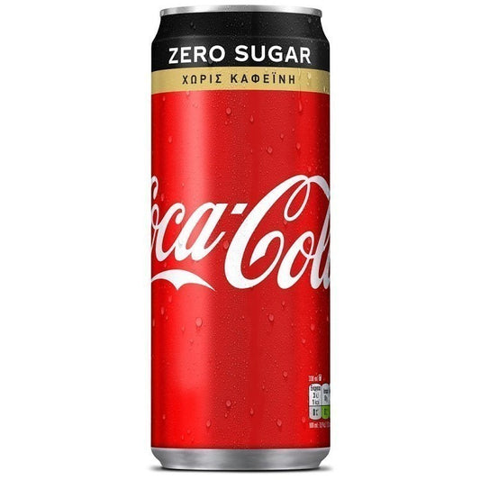 Coca Cola Zero Χωρίς Καφείνη Τεμάχιο 330ml