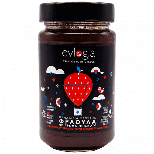Evlogia Άλειμμα Φράουλα Μπισκότο 280gr