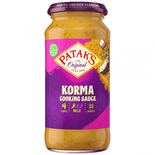 Patak's Σως Καρυ Korma Με Κρέμα Καρύδας 450gr
