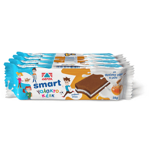 ΔΕΛΤΑ Smart Γαλακτοκέικ Μέλι 4τεμ