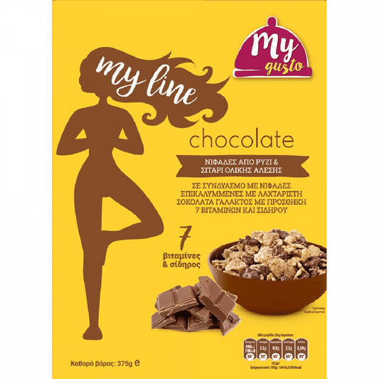 My Gusto My Line Chocolate Δημτηριακά 375gr