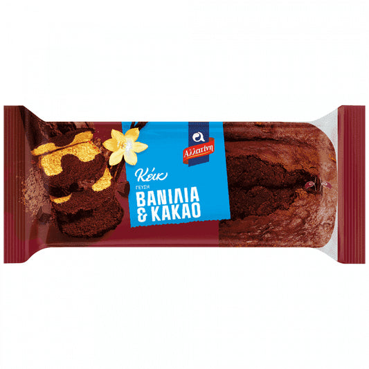 Αλλατίνη Κεϊκ Βανίλια Με Κακάο 375gr
