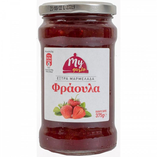 My Gusto Μαρμελάδα Extra Φράουλα 375gr