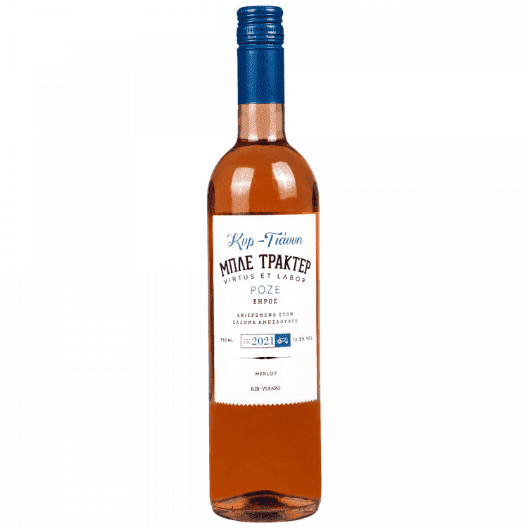 Μπλε Τρακτέρ Κυρ - Γιάννη Ροζέ Οίνος 750ml