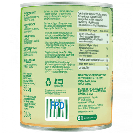Delmonte Κομπόστα Ανανάς Σε Φυσικό Χυμό 565gr
