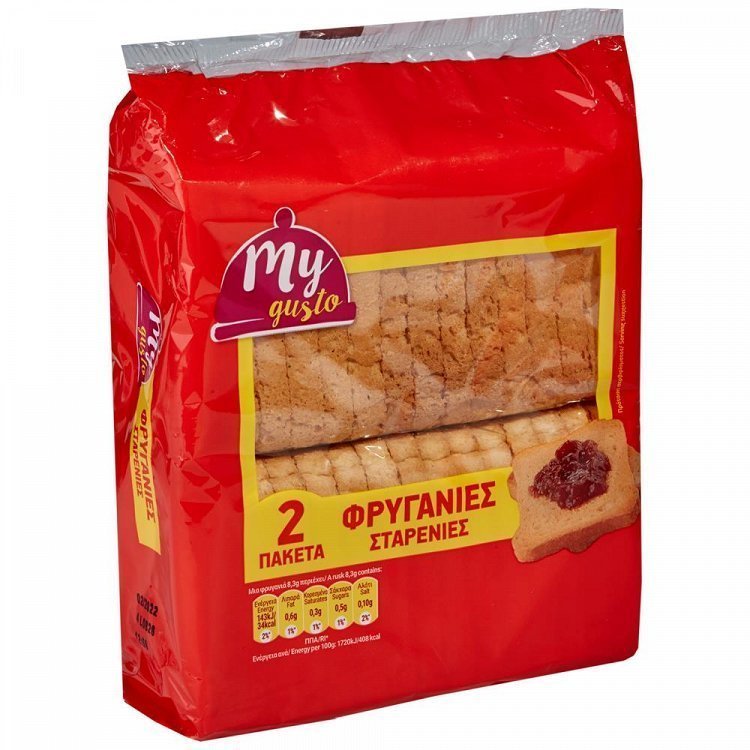 My Gusto Φρυγανιές Σταρένιες 250gr