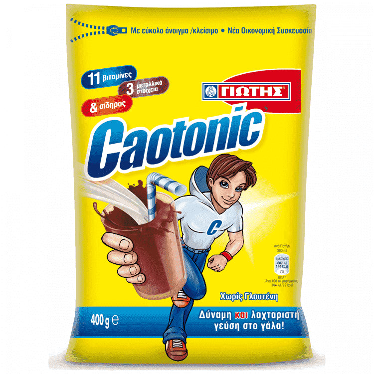 Caotonic Ρόφημα Σοκολάτας Χωρίς Γλουτένη 400gr