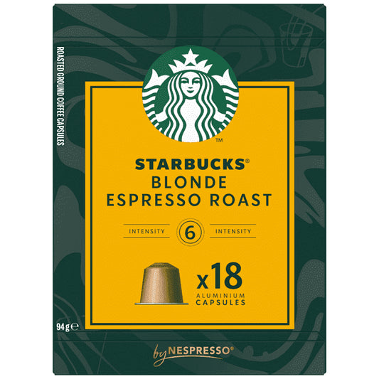 Starbucks Espresso Blonde Κάψουλες 18τεμ 94gr