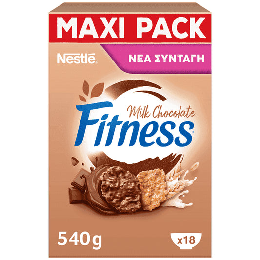 Nestle Fitness Δημητριακά Με Σοκολάτα 540gr