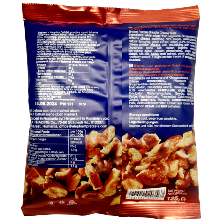Elephant Pretsel Sriracha-Cheese 25gr