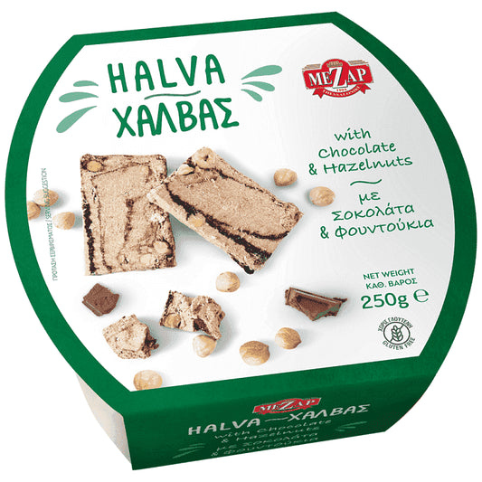 Μεζάρ Χαλβάς Με Σοκολάτα & Φουντούκι 250gr