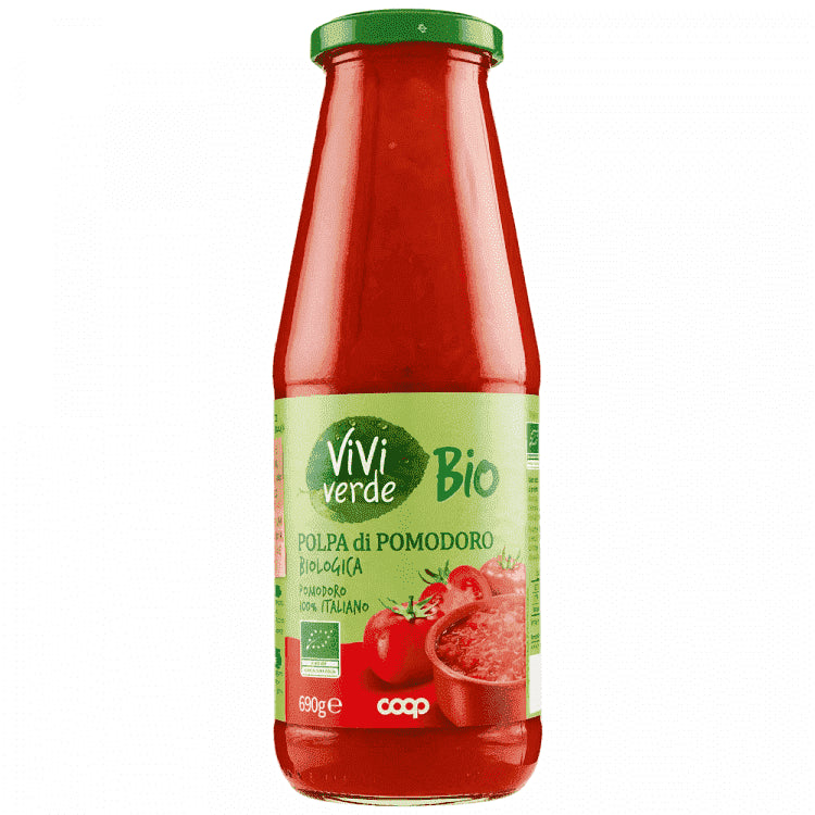 Vivi Verde Τομάτα Τριμμένη Biologico Jar 690gr