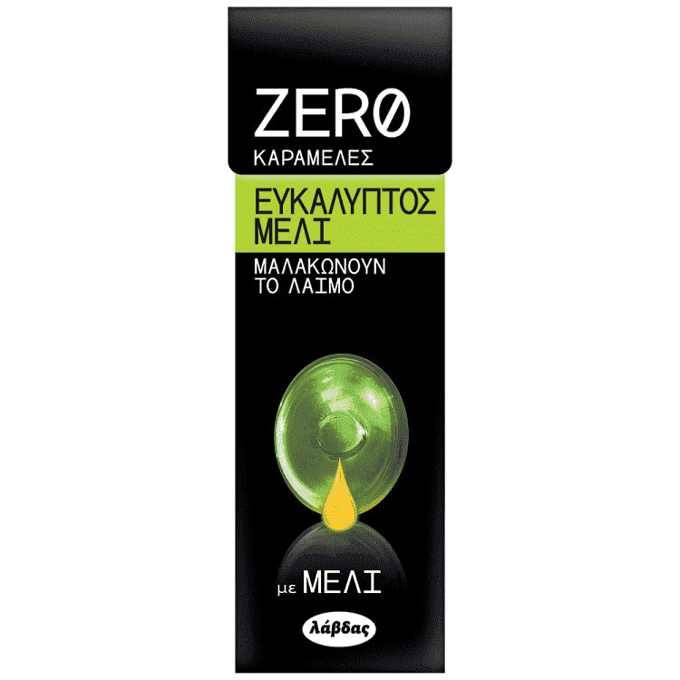 Zero Καραμέλες Ευκάλυπτος Μέλι 32gr