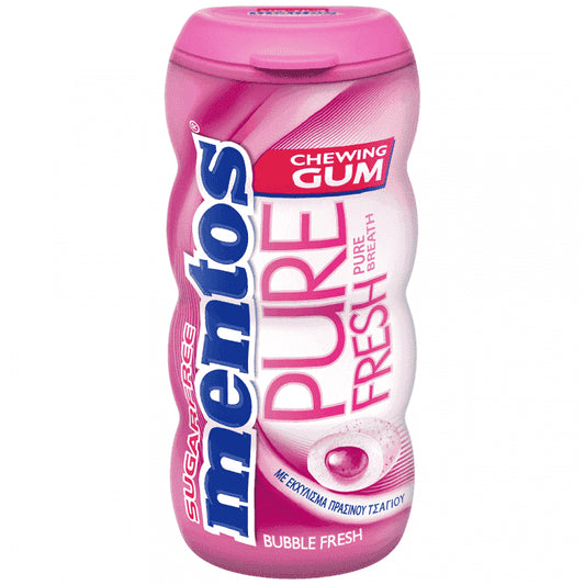Mentos Pure Fresh Pocket Bottle Bubble Fresh Τσίχλες 28gr