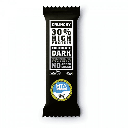 Naturals Τραγανή Μαύρη Σοκολάτα Πρωτείνη 40gr