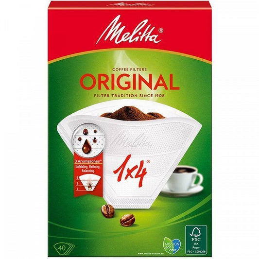 Melitta Φίλτρα Καφέ 1x4, 40τεμ