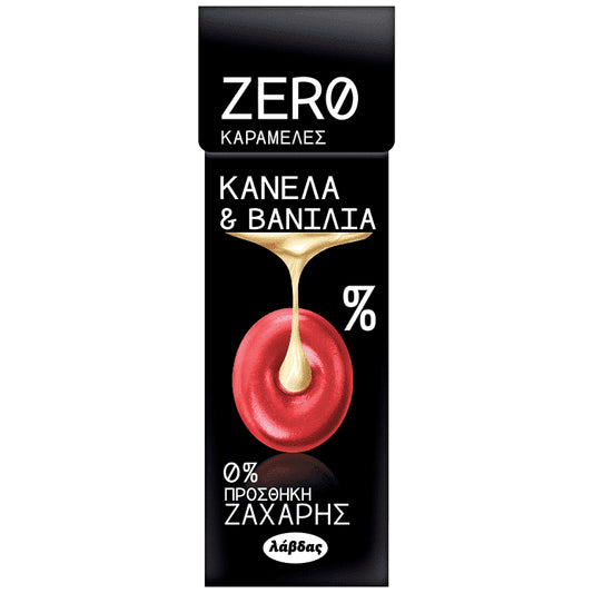 Zero Καραμέλες Κανέλα Βανίλια Με 0% Ζάχαρη 36gr