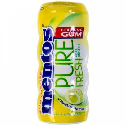 Mentos Pure Fresh Pocket Bottle Lemonade Τσίχλες 28gr