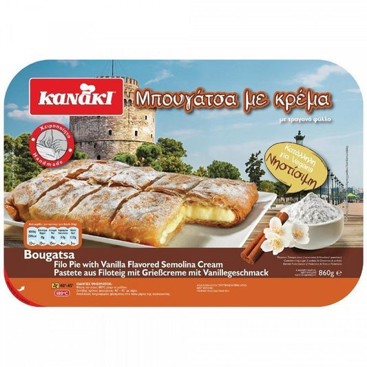 Kanaki Μπουγάτσα Με Κρέμα Κατεψυγμένη 860gr