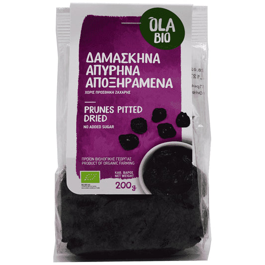 Ola Bio Δαμάσκηνα Απύρηνα Βιολογικά 200gr