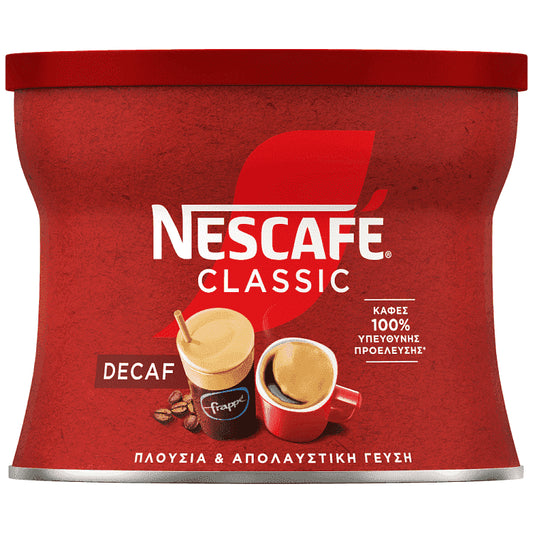Nescafe Στιγμιαίος Καφές Decaf 100gr