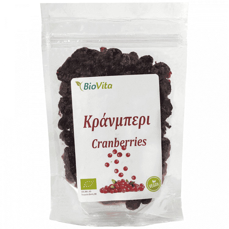 Biovita Cranberry Αποξηραμένο Εισαγωγής Βιο 150gr