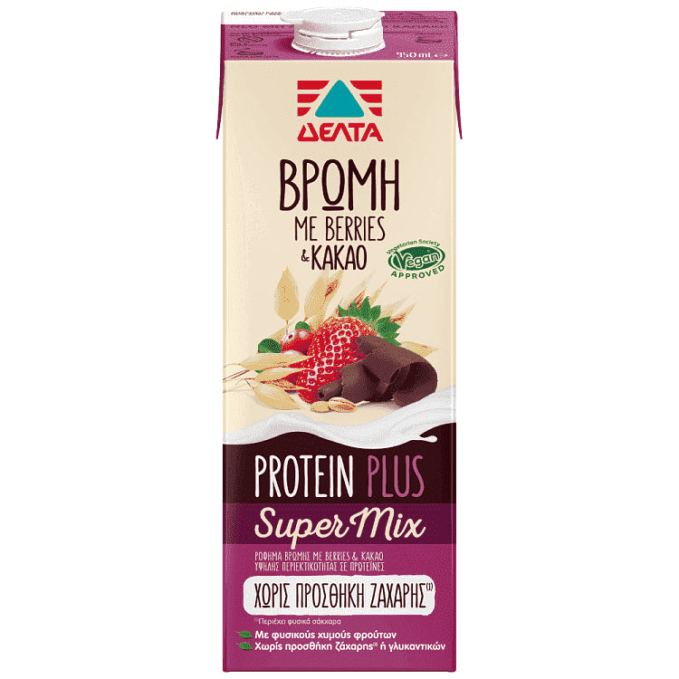 ΔΕΛΤΑ Φυτικό Ρόφημα Βρώμη-Chocoberries 1lt