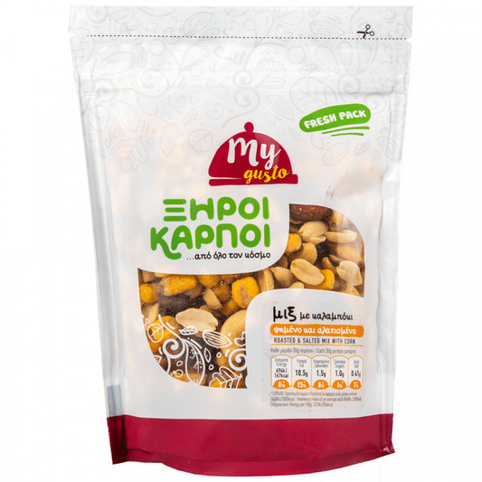 My Gusto Mix Ξηρών Καρπών Καλαμπόκι Εισαγωγής 200gr