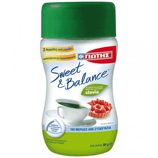 Γιώτης Sweet & Balance Γλυκαντικό Stevia Σκόνη 80gr