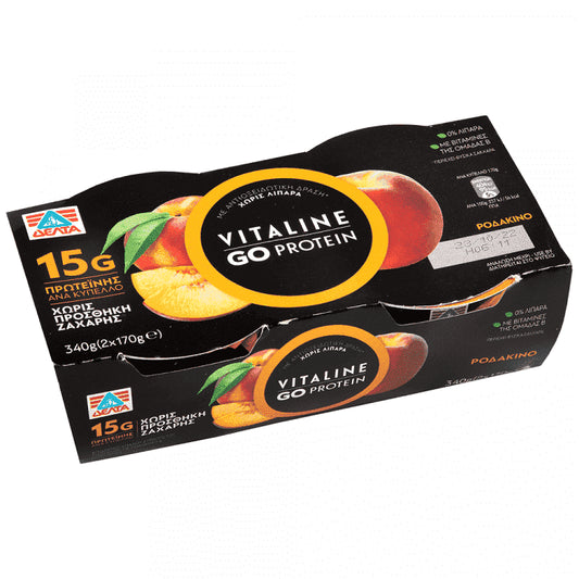 VItaline Go Protein Ροδάκινο 2x170gr