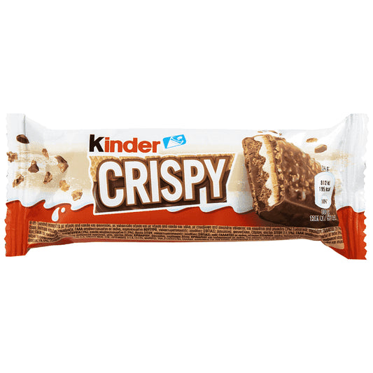 Ferrero Kinder Crispy Γκοφρέτα Κακάο-Φουντούκι 34gr
