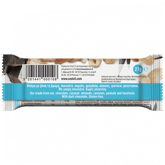 Coolvit Μπάρα Δημητριακών Καρύδα Χωρίς Γλουτένη 27gr
