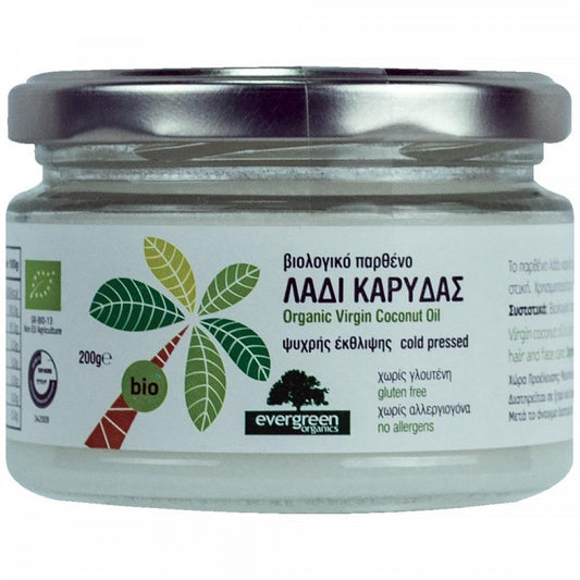 Evergreen Organics Λάδι Καρύδας Bio 200gr